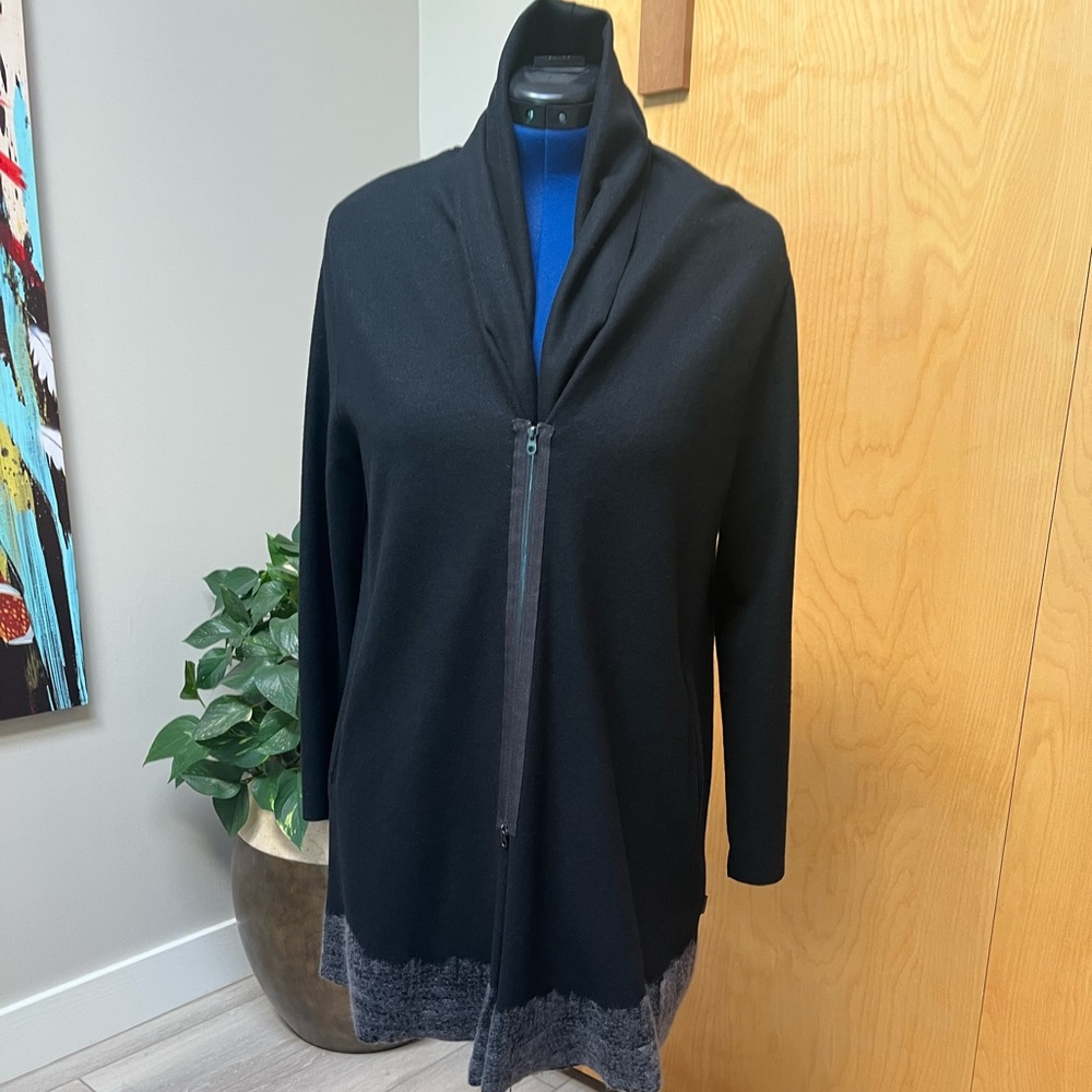 OSKA wool shawl collar cardigan/jacket.